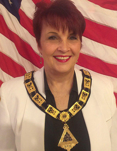 President of Mojave Elks Kira, 3X President of Mojave Elks Lodge